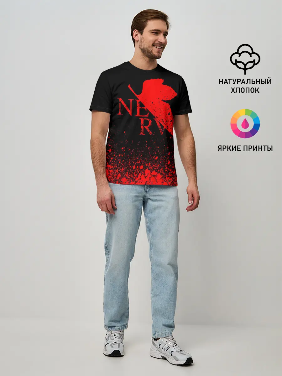 Мужская базовая футболка / EVANGELION