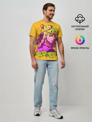 Мужская базовая футболка / JoJo Bizarre Adventure