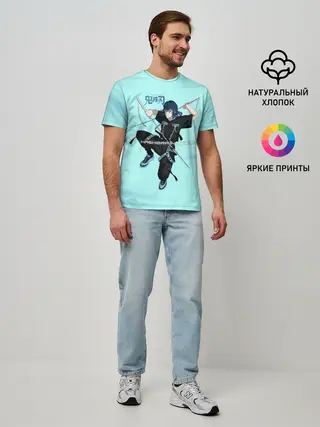 Мужская базовая футболка / Hashibira Inosuke Kimetsu no Yaiba