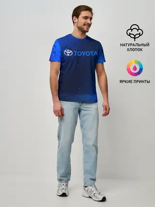 Мужская базовая футболка / TOYOTA / ТОЙОТА