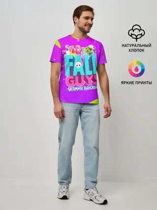 Мужская базовая футболка / Fall Guys