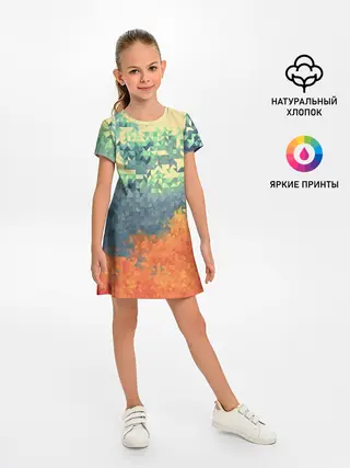 Детское платье / Стихия: лед и пламя