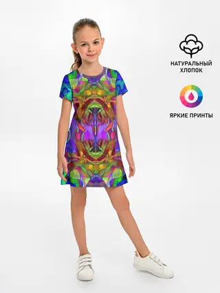 Детское платье / Психоделика / Абстракция