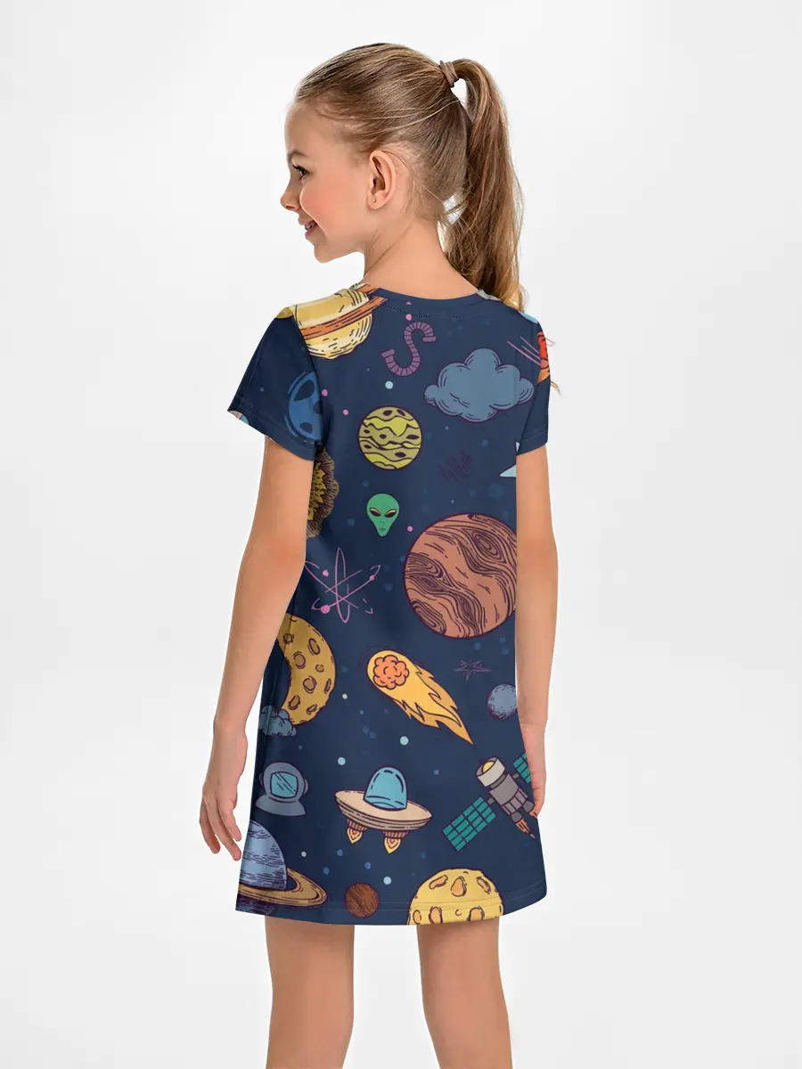Детское платье / Космический мир