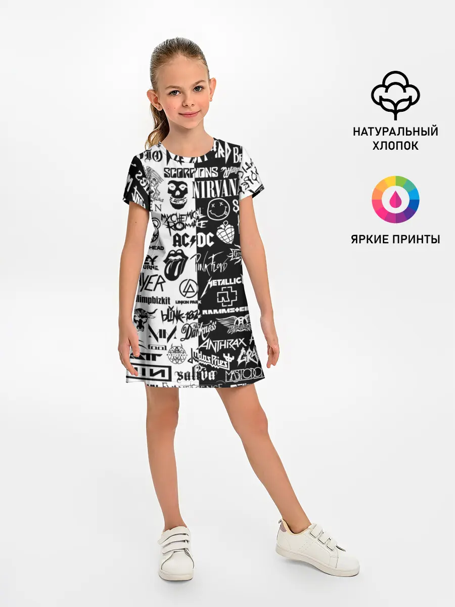 Детское платье / Эмблемы Рок Групп