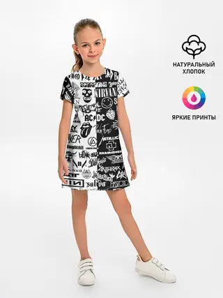 Детское платье / Эмблемы Рок Групп