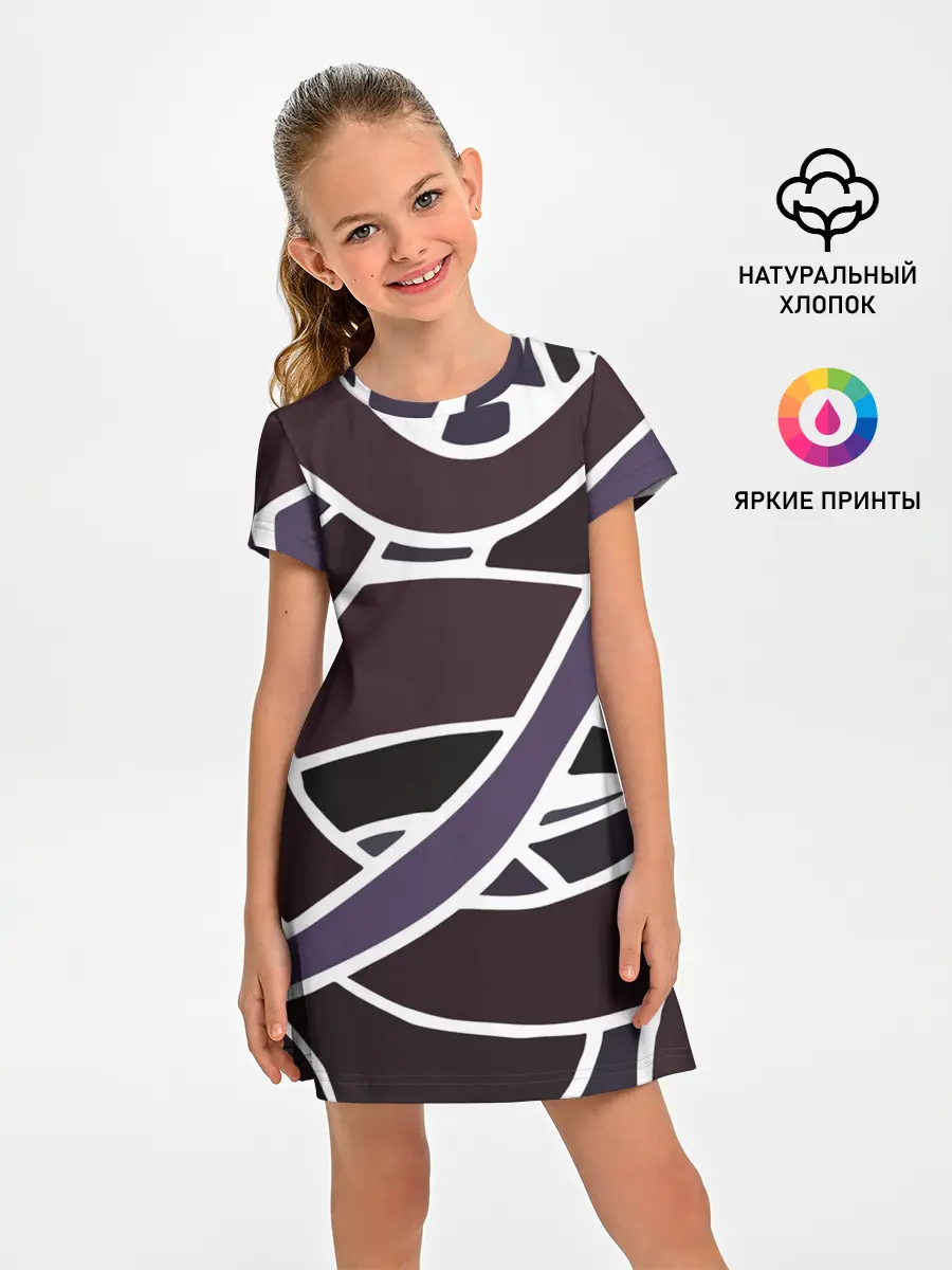 Детское платье / Линейная текстура