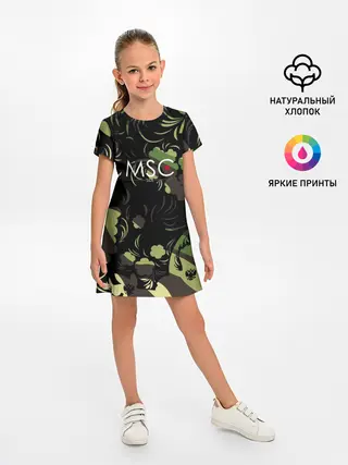 Детское платье / Russia | Камуфляж