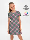Детское платье / Клеточный узор