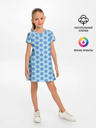 Детское платье / Снежинки