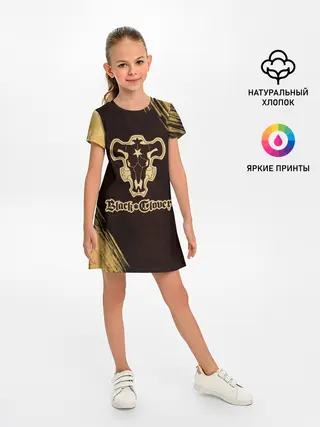 Детское платье / Черный Клевер