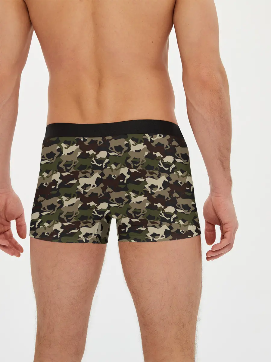 Мужские трусы боксеры / Камуфляж