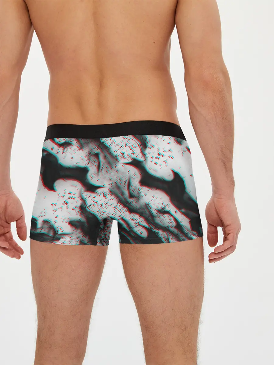 Мужские трусы боксеры / ОГОНЬ ГЛИТЧ