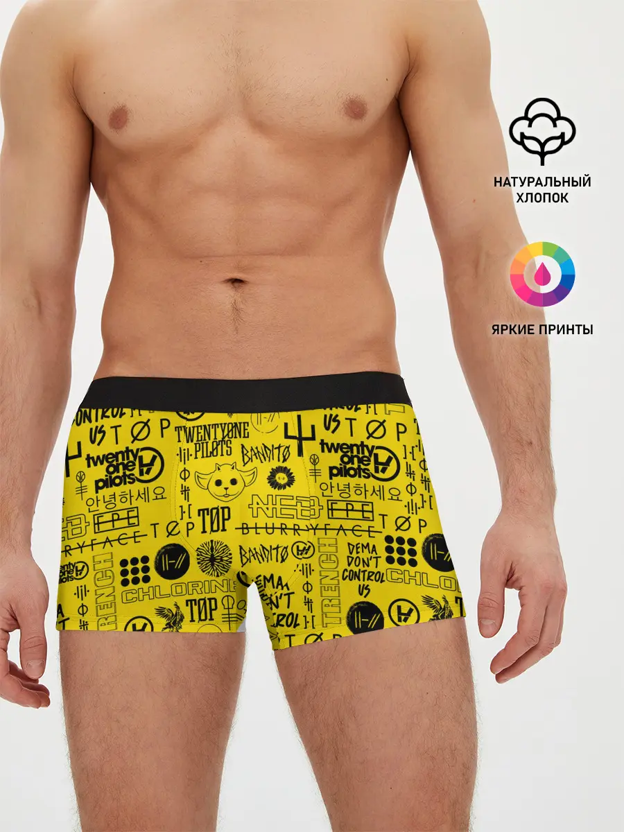 Мужские трусы боксеры / TWENTY ONE PILOTS