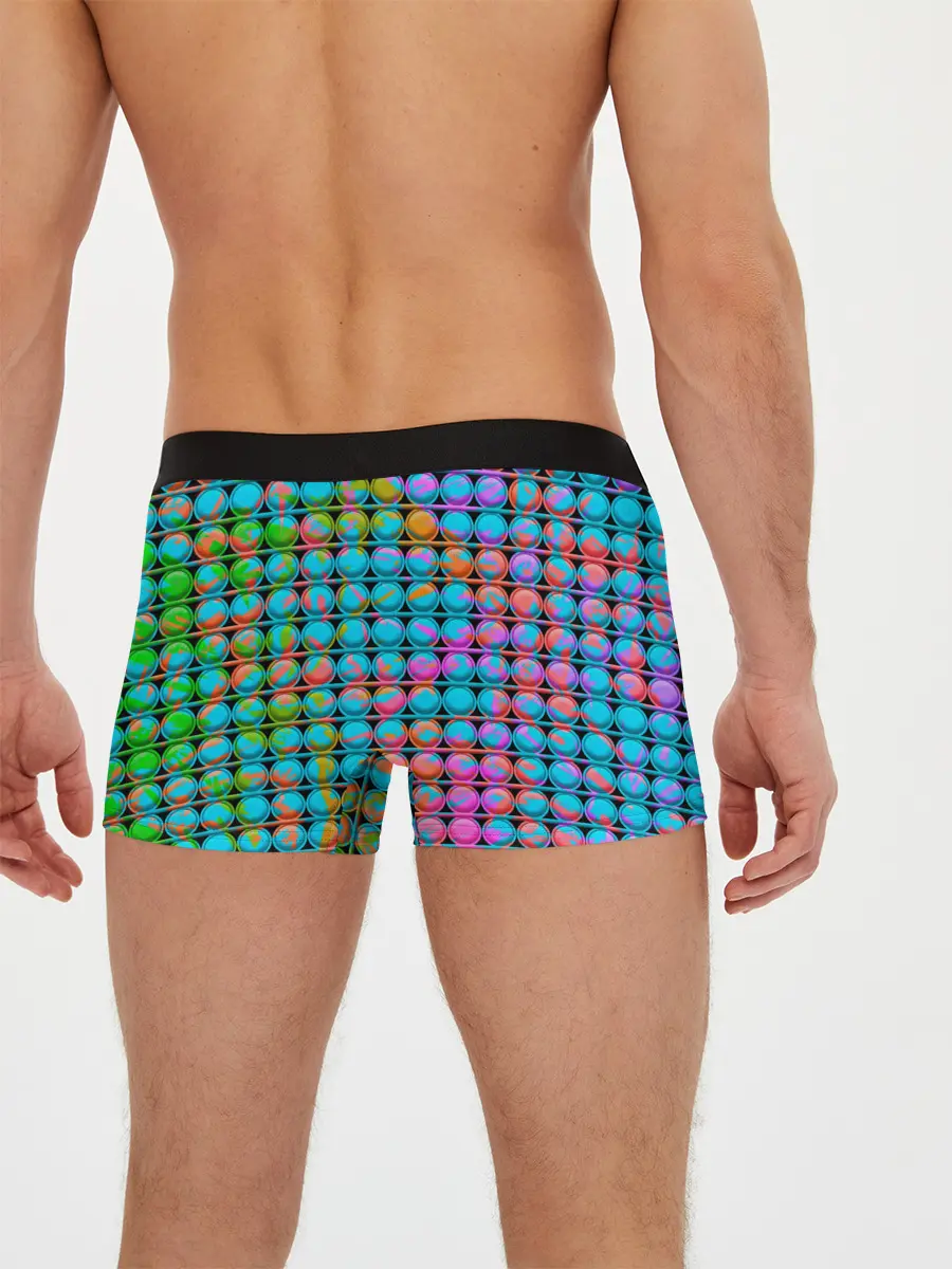 Мужские трусы боксеры / POP IT | Взрыв Красок