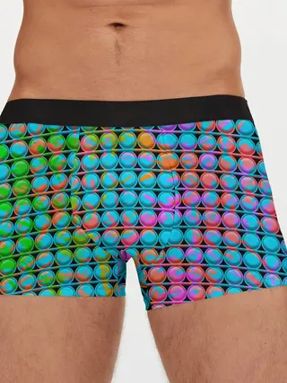 Мужские трусы боксеры / POP IT | Взрыв Красок
