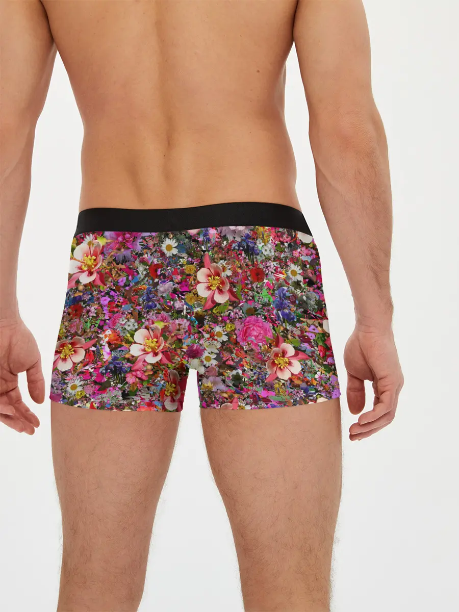 Мужские трусы боксеры / Разные цветы
