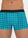 Мужские трусы боксеры / Голубая клеточка