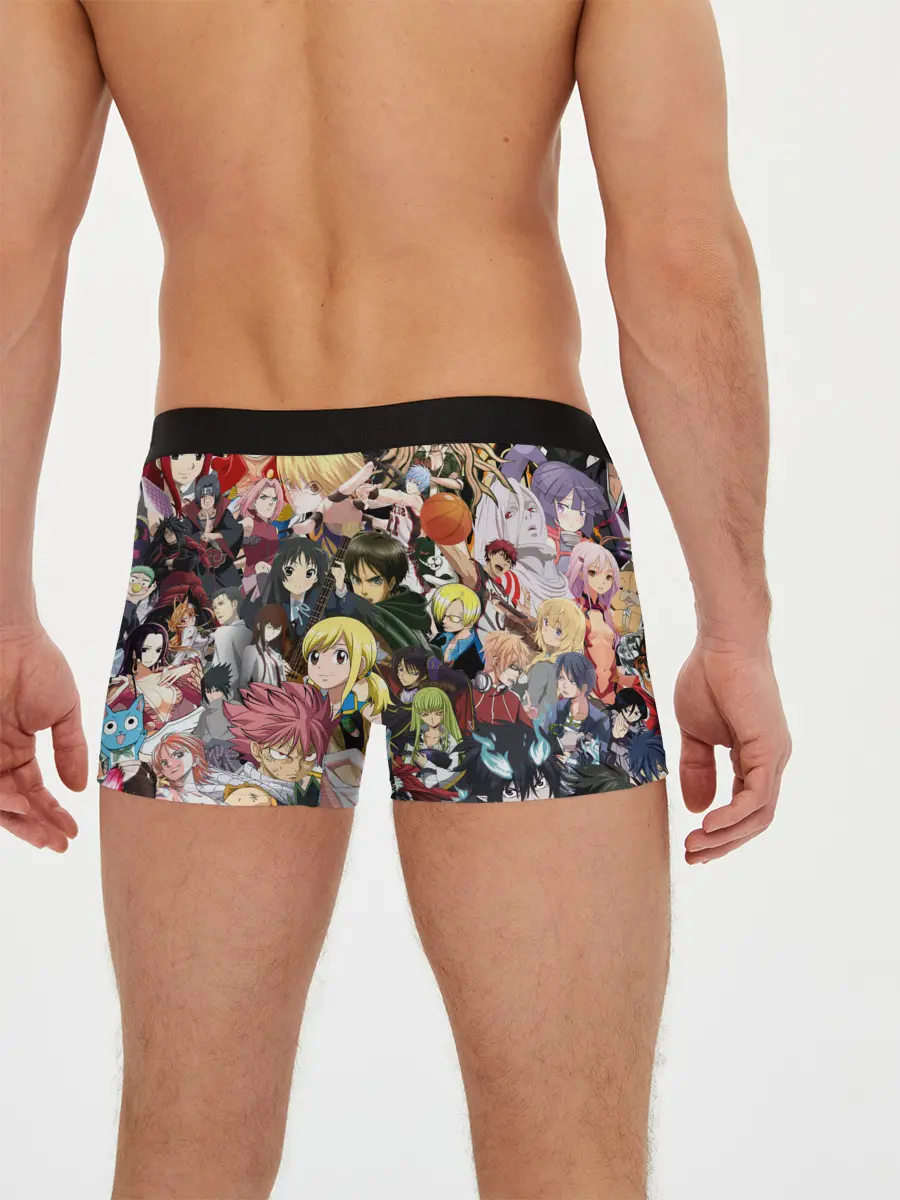 Мужские трусы боксеры / Аниме коллаж