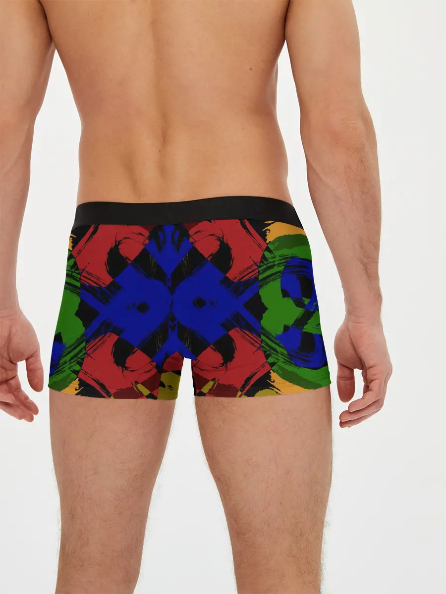 Мужские трусы боксеры / Абстракция