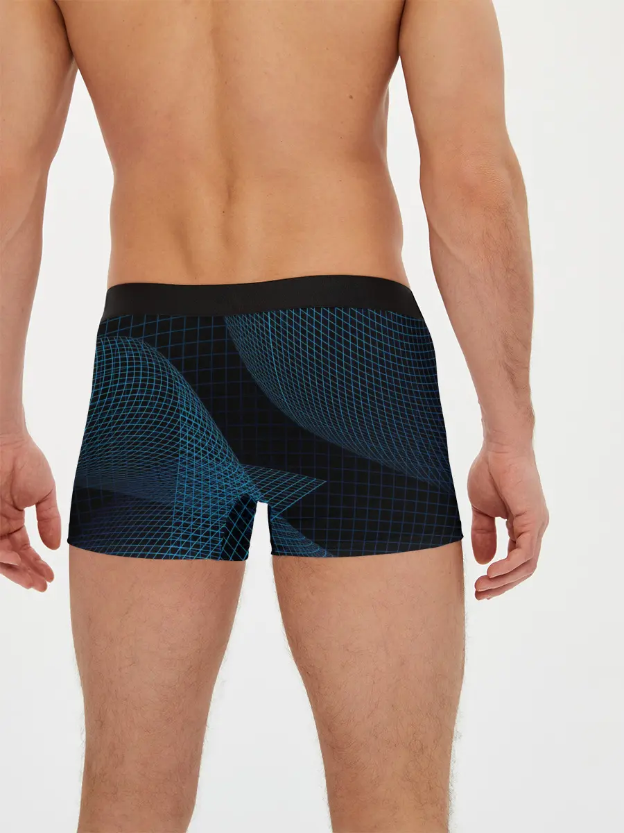 Мужские трусы боксеры / Сетка