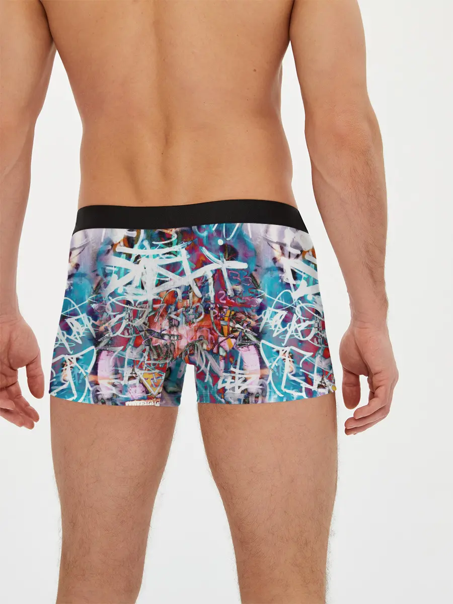Мужские трусы боксеры / Wall graffiti