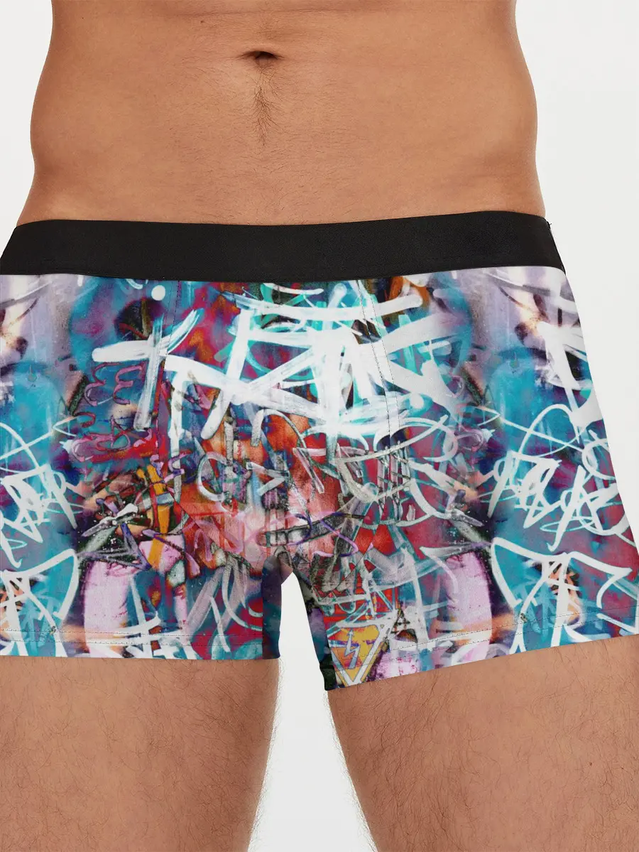 Мужские трусы боксеры / Wall graffiti