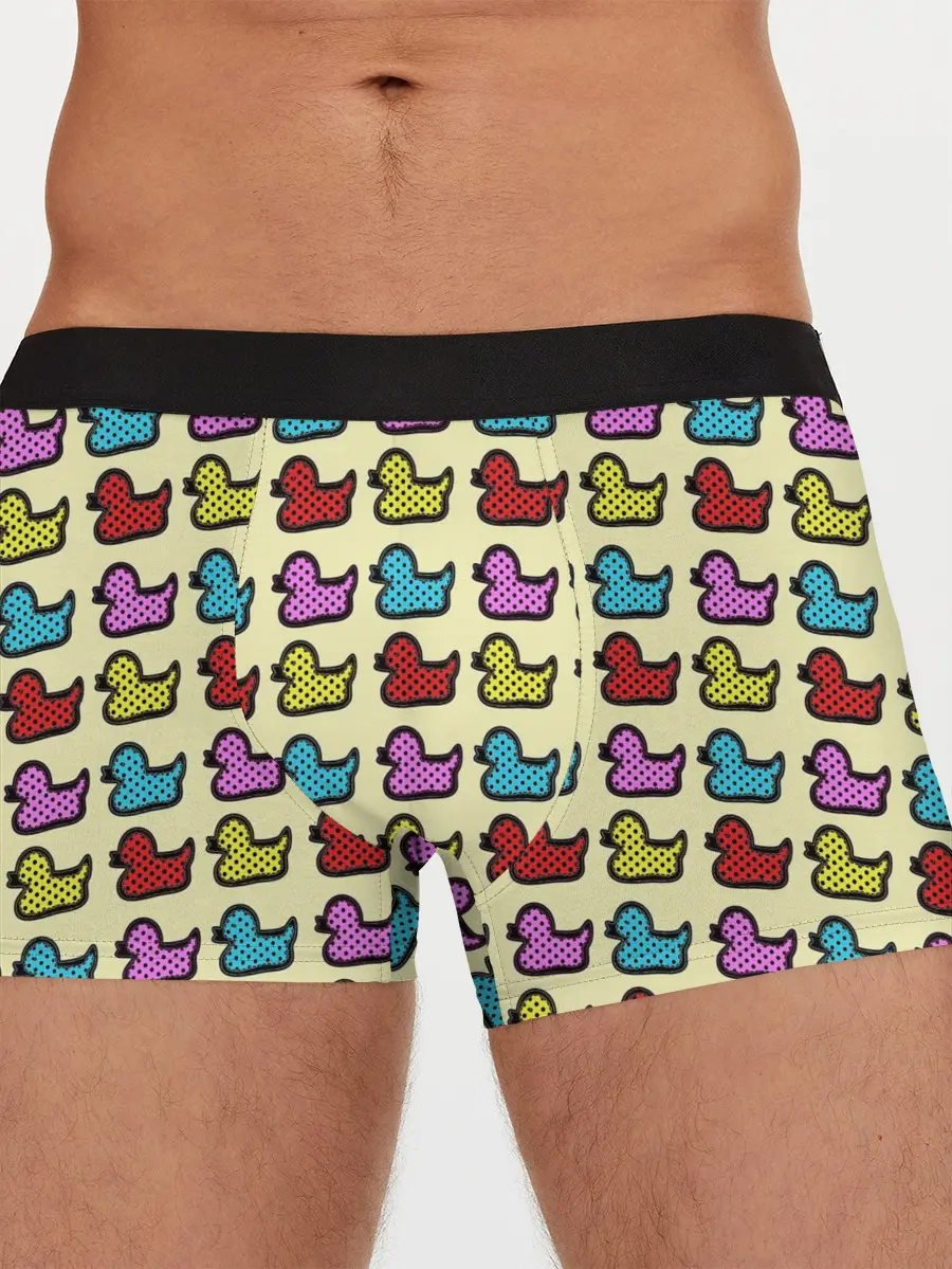 Мужские трусы боксеры / Утиный фон | Утки | Ducks