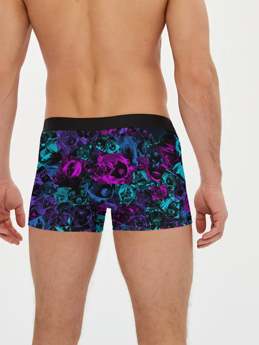 Мужские трусы боксеры / Neon Ahegao