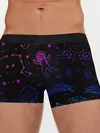 Мужские трусы боксеры / Космический рисунок