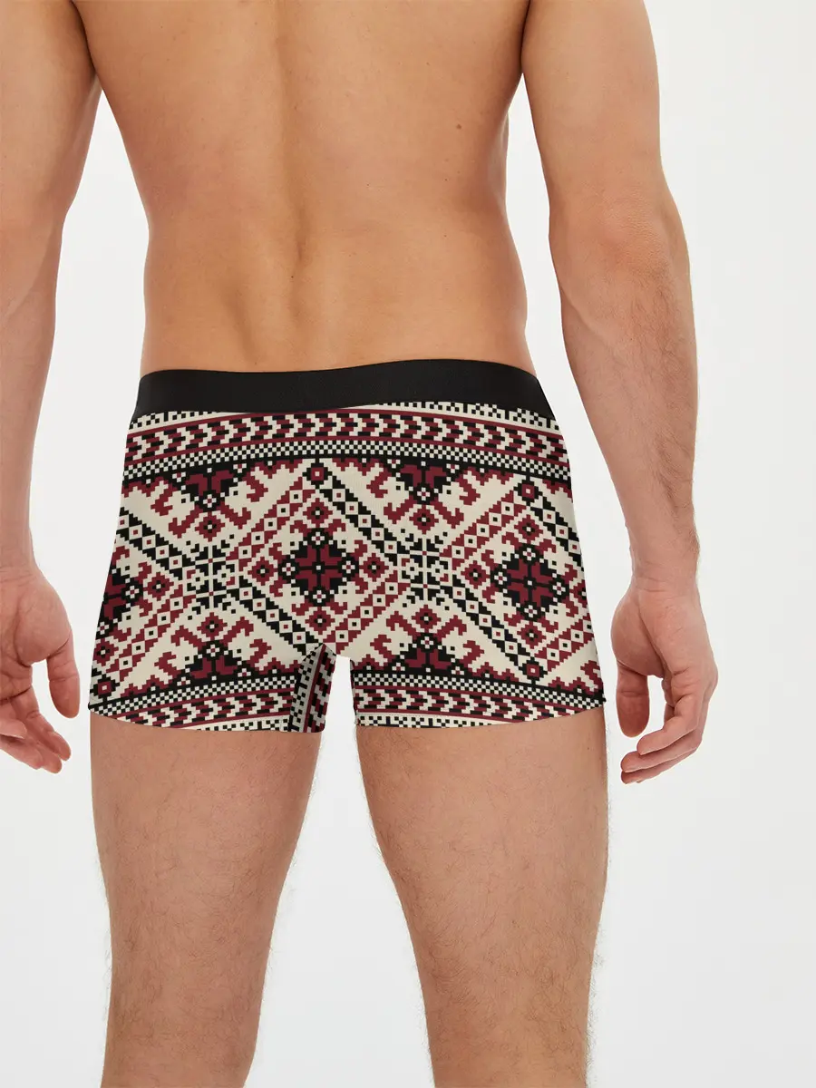 Мужские трусы боксеры / СЛАВЯНСКИЙ ОРНАМЕНТ | РУСЬ