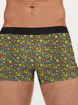 Мужские трусы боксеры / Серп и Молот