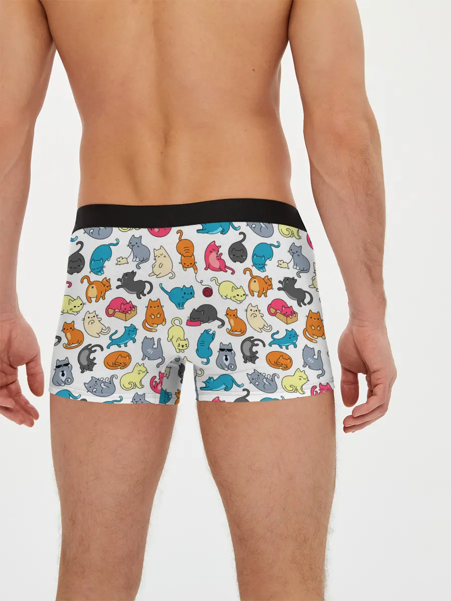 Мужские трусы боксеры / Кошачья стая
