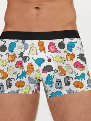 Мужские трусы боксеры / Кошачья стая