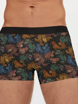 Мужские трусы боксеры / Тайские рыбки