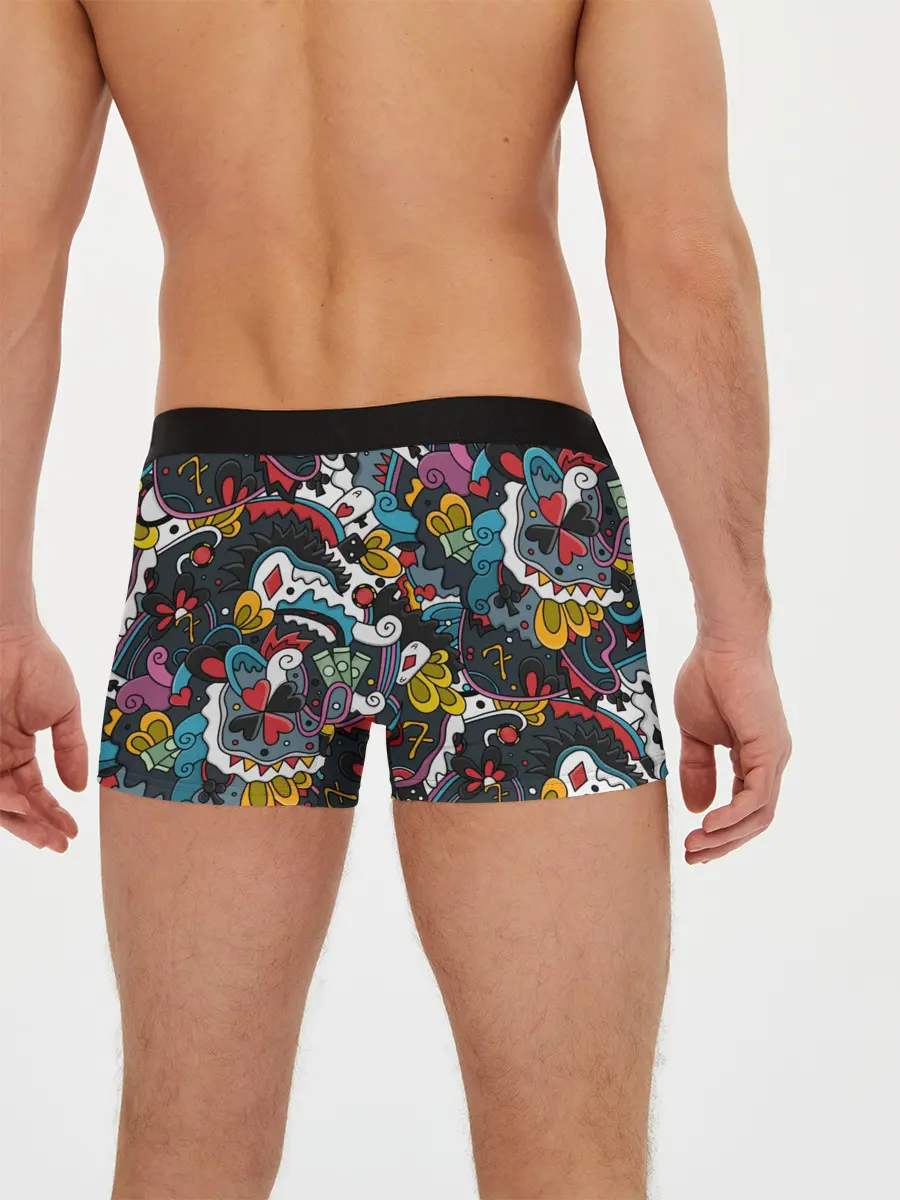 Мужские трусы боксеры / Покерный коллаж