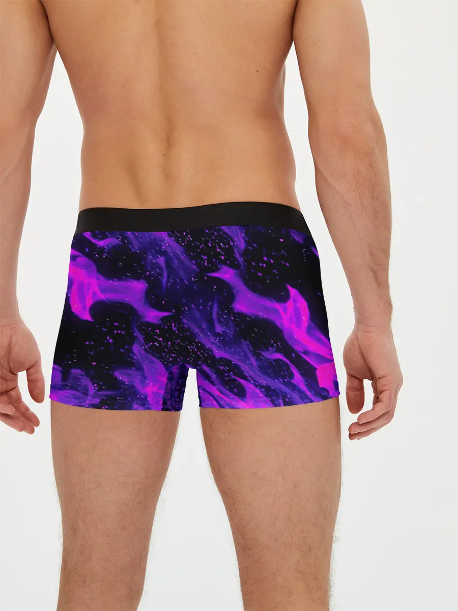 Мужские трусы боксеры / ФИОЛЕТОВЫЙ ОГОНЬ