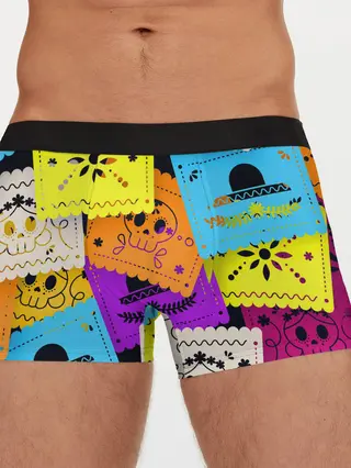 Мужские трусы боксеры / Color pattern