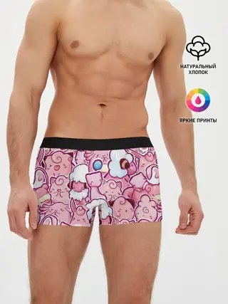 Мужские трусы боксеры / Розовое собрание