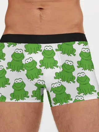 Мужские трусы боксеры / Лягушки