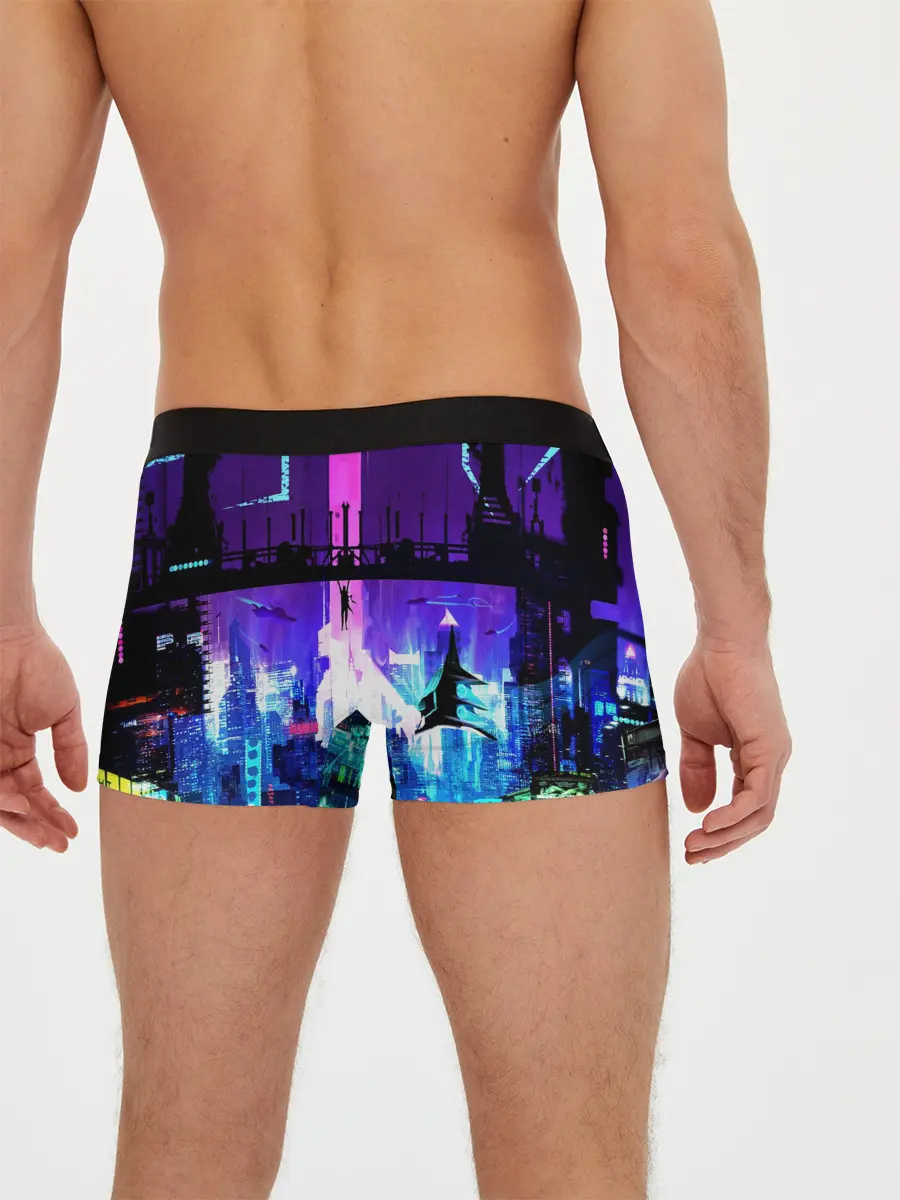 Мужские трусы боксеры / CYBERPUNK