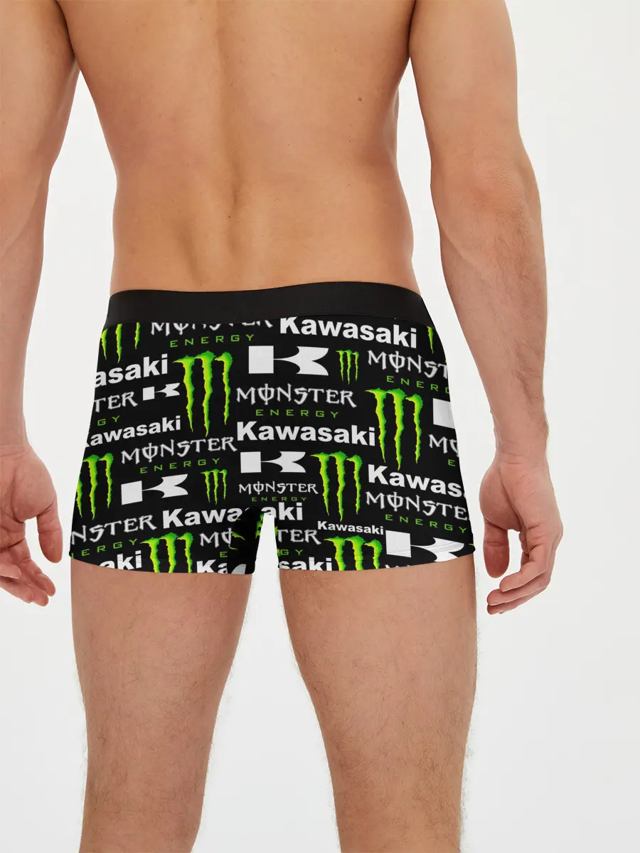 Мужские трусы боксеры / KAWASAKI X MONSTER ENERGY