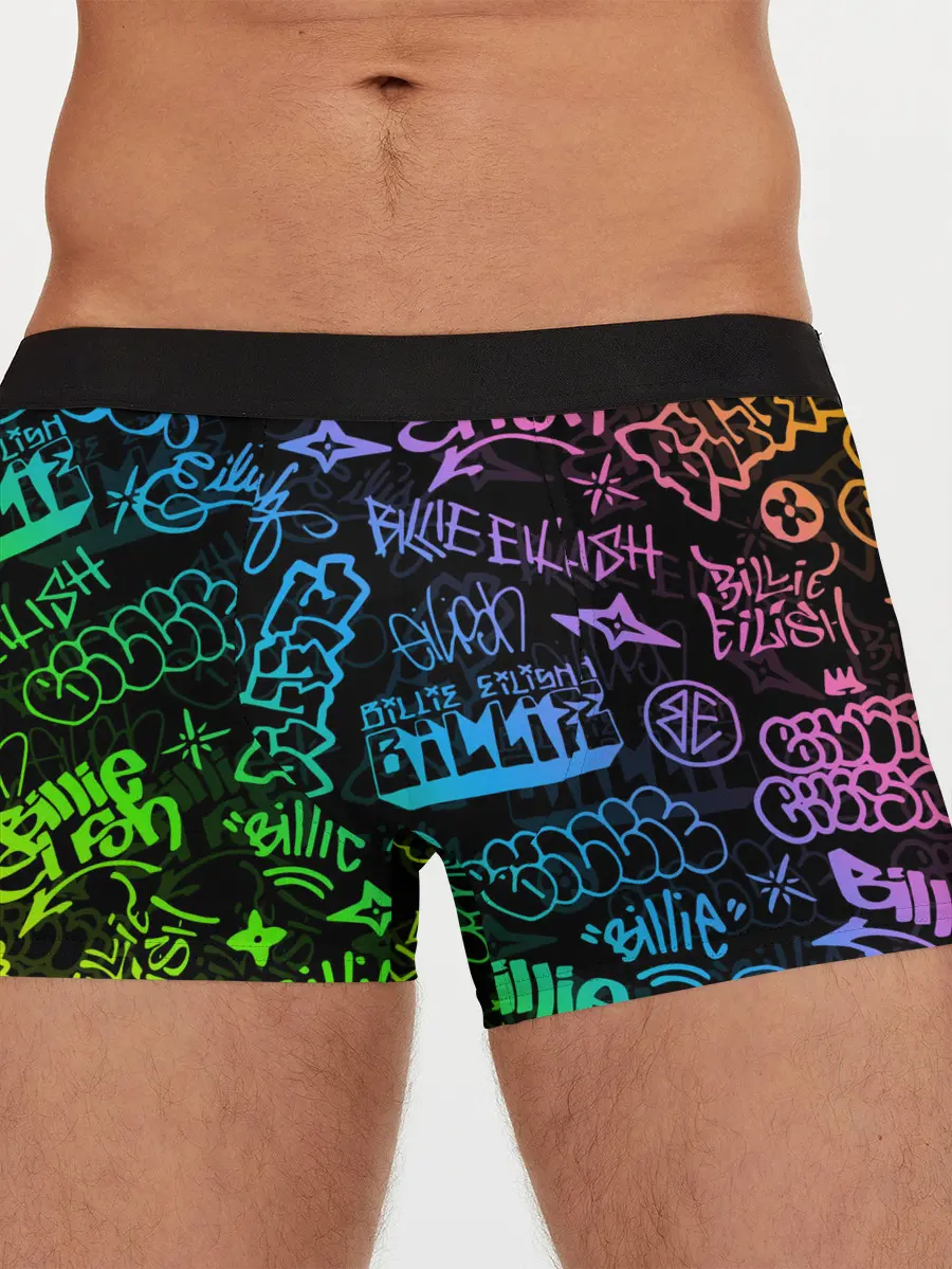 Мужские трусы боксеры / BILLIE EILISH | БИЛЛИ АЙЛИШ