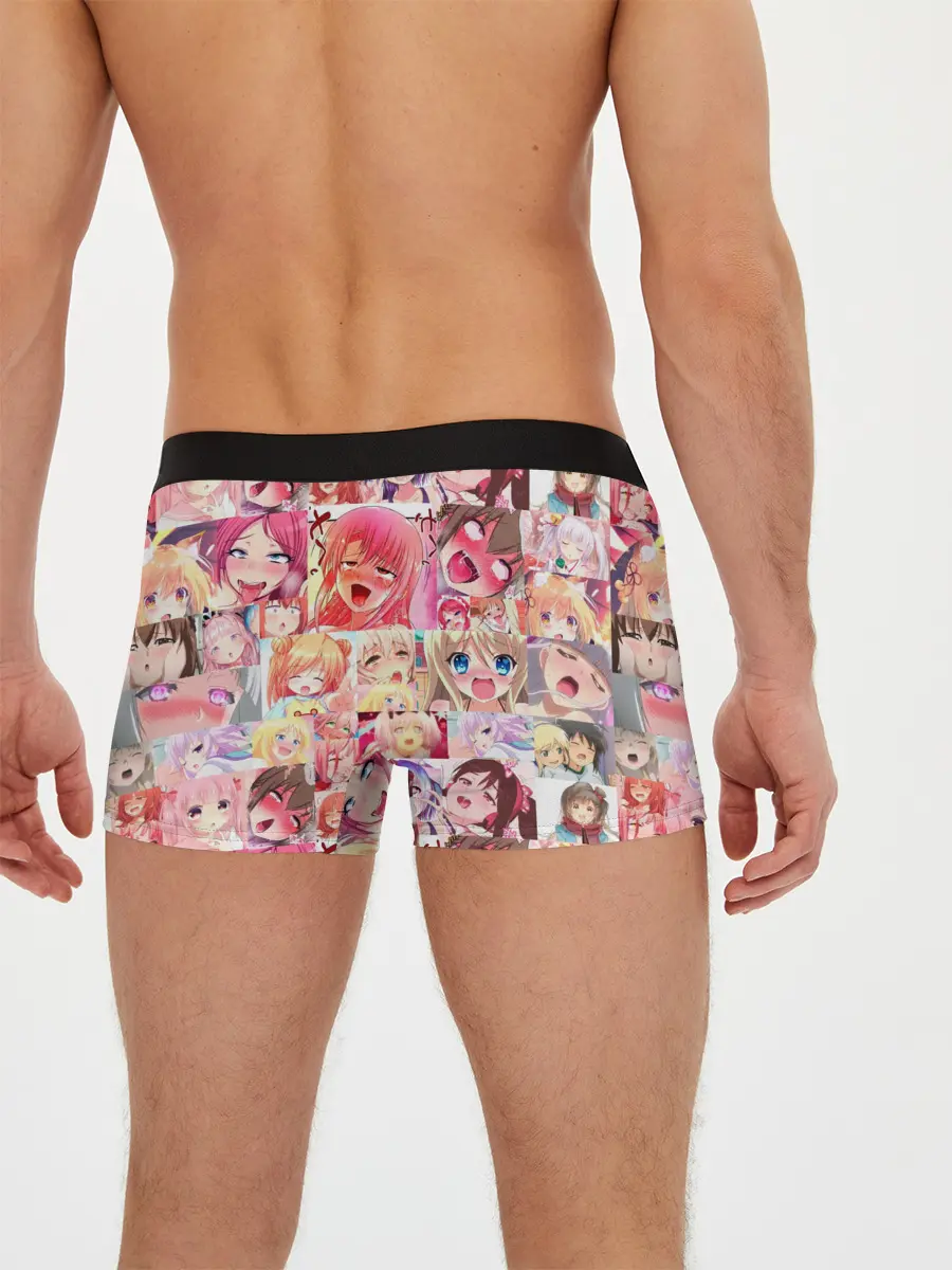 Мужские трусы боксеры / Ahegao Color