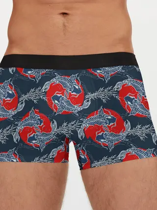 Мужские трусы боксеры / Japanese carp