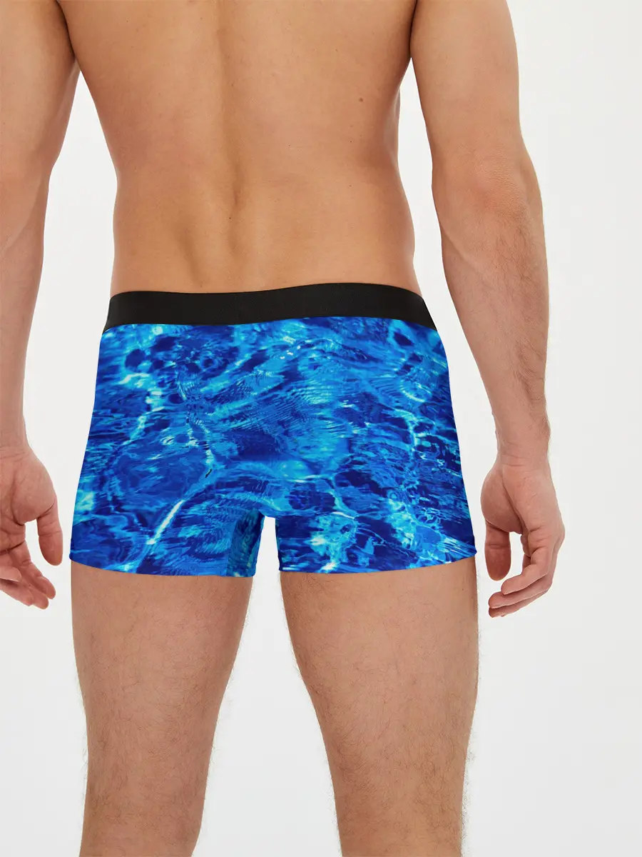 Мужские трусы боксеры / Голубая Вода