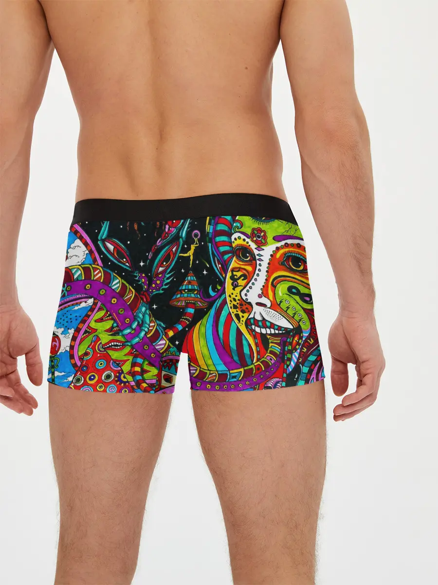 Мужские трусы боксеры / психоделика