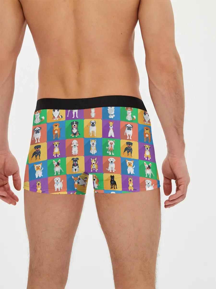 Мужские трусы боксеры / Забавные собаки