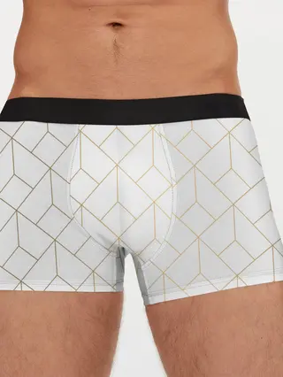 Мужские трусы боксеры / Красивая геометрия