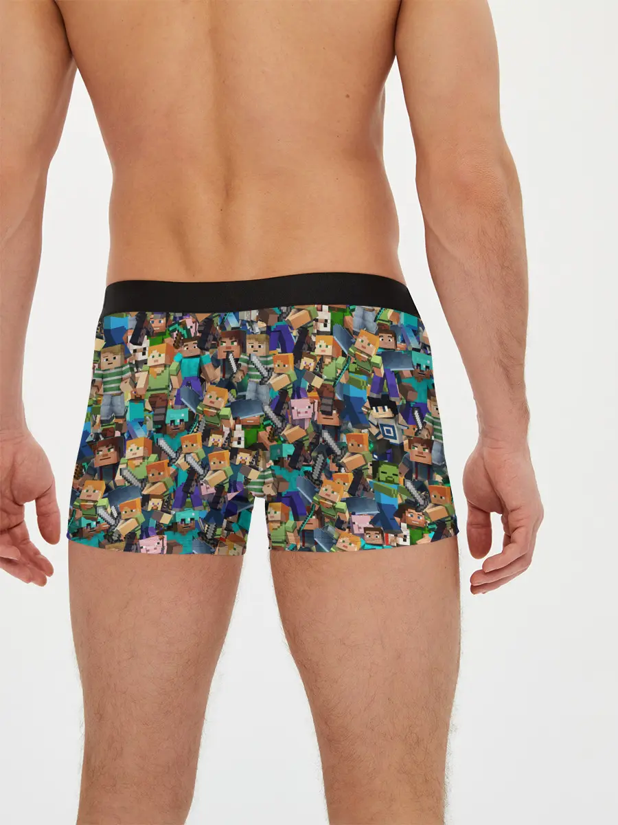 Мужские трусы боксеры / MINECRAFT ПЕРСОНАЖИ